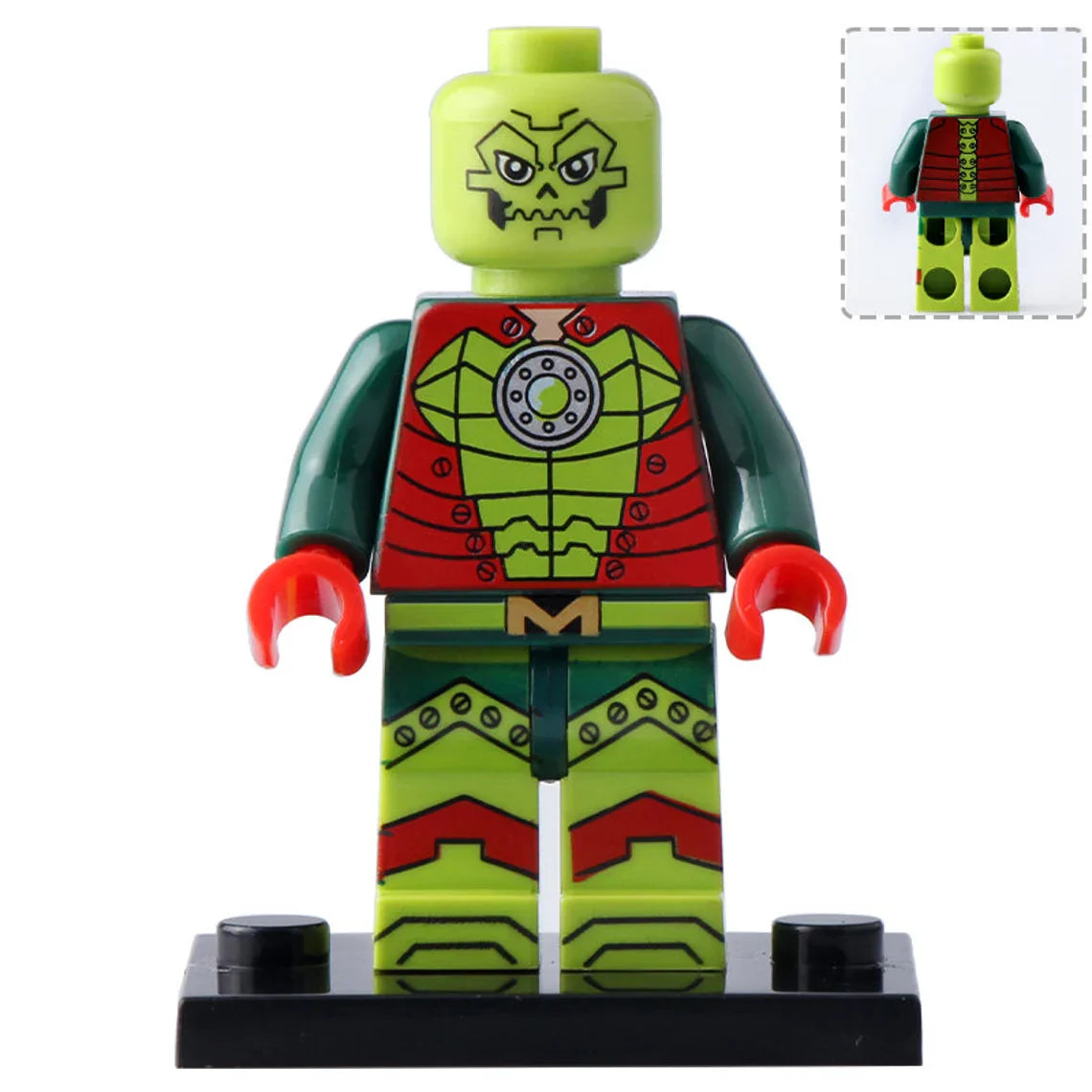 Metallo custom DC Comics Supervillain Minifigure1