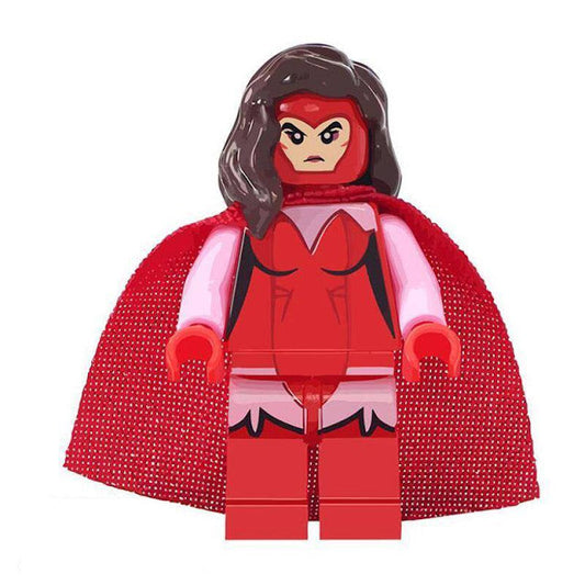 Scarlet Witch Custom Marvel Superhero Minifigure1