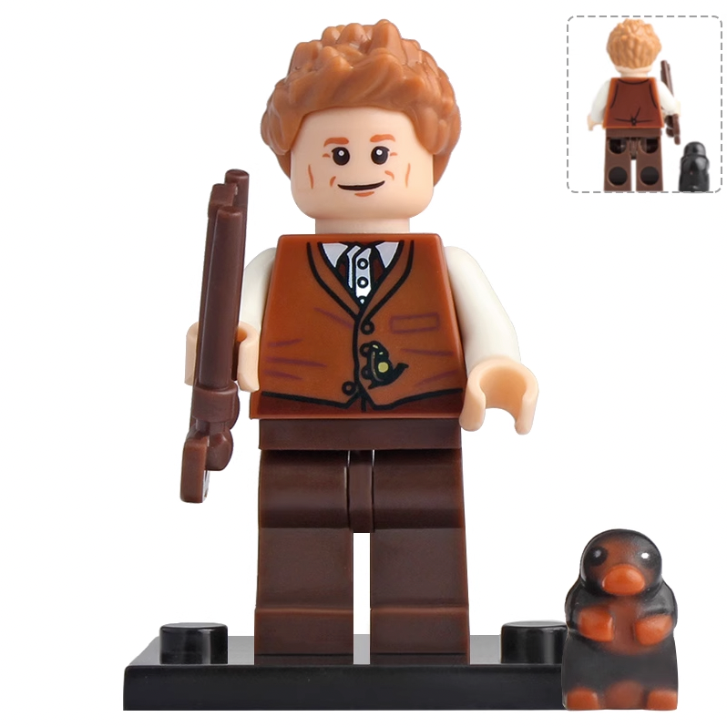 Newt Scamander custom Fantastic Beasts Series Minifigure1