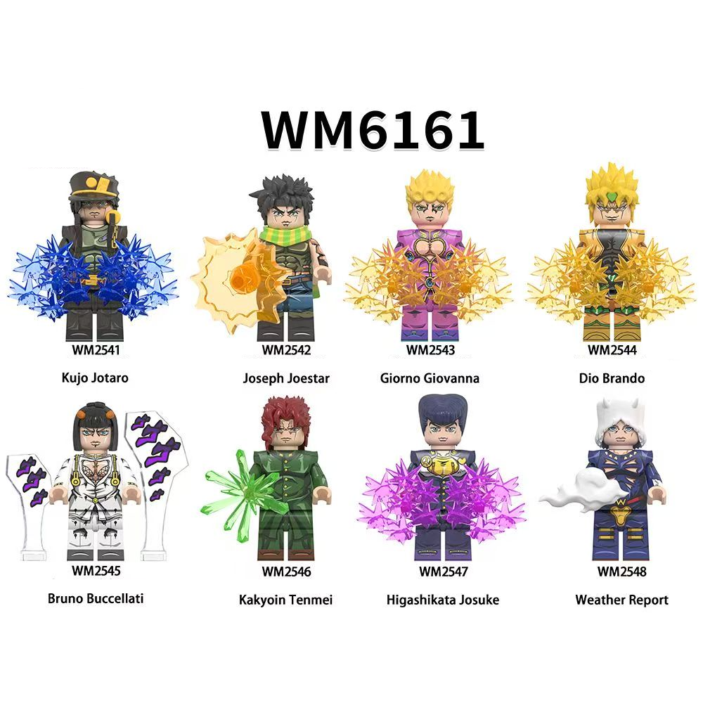 Jotaro Kujo from JoJo's Bizarre Adventure Custom Anime Minifigure