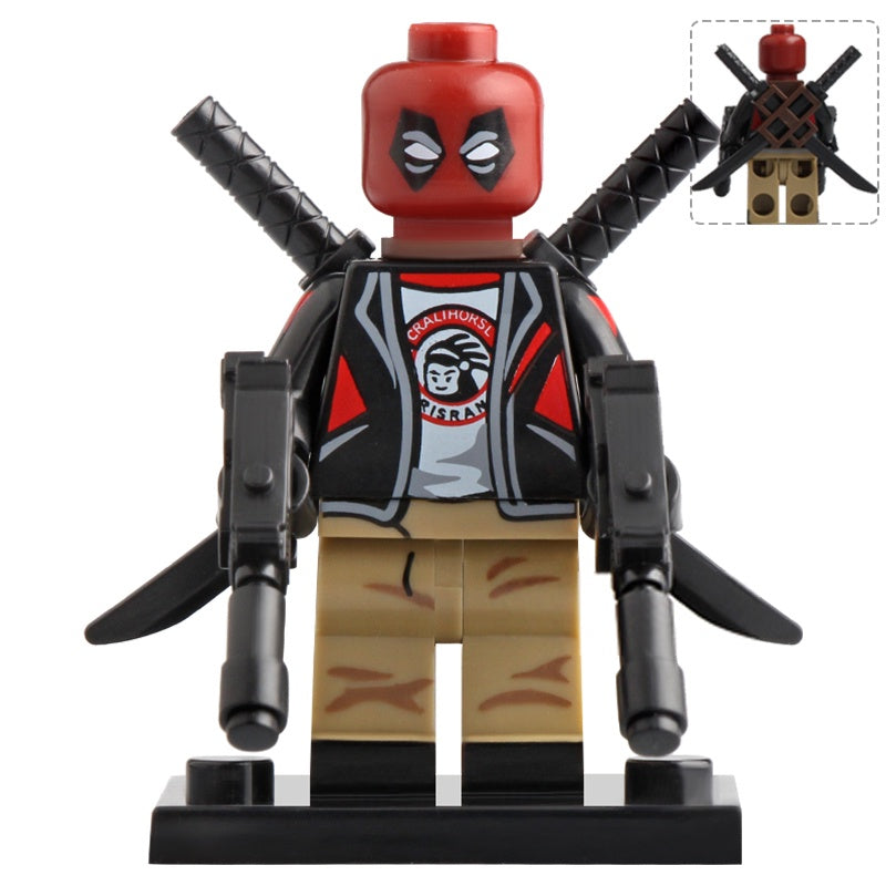 Deadpool Casual Custom Marvel Superhero Minifigure1