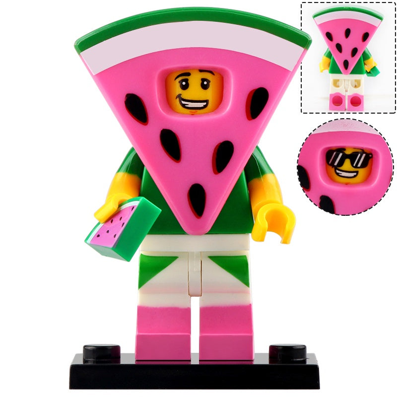 Watermelon Dude Custom Icon Collectable Minifigure1