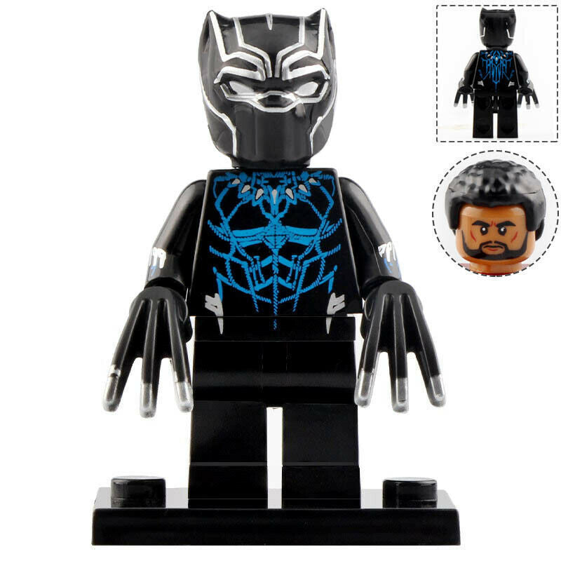 Black Panther Custom Marvel Superhero Minifigure1