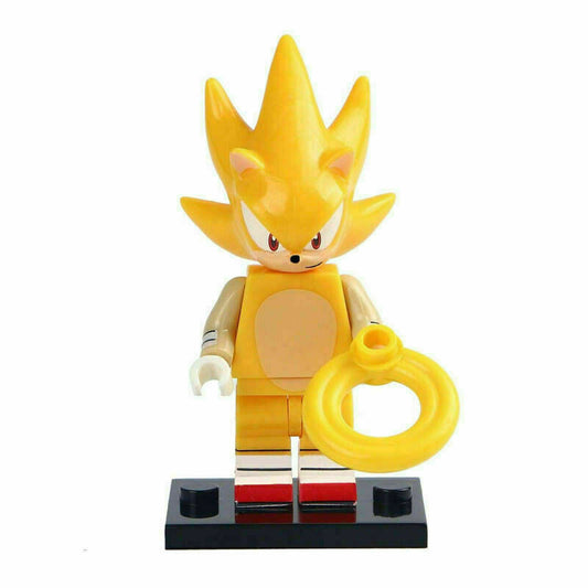 Super Sonic the Hedgehog Custom Minifigure1