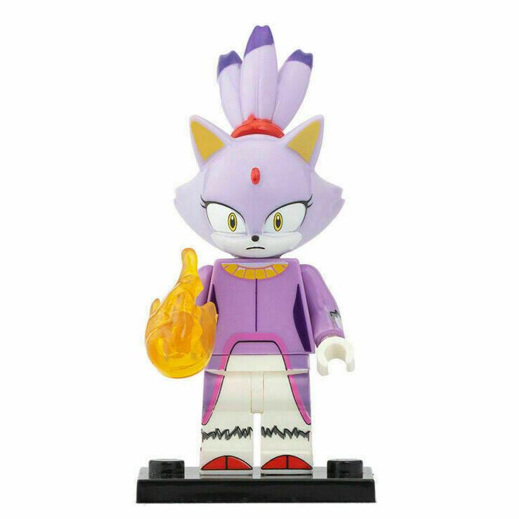 Blaze the Cat from Sonic the Hedgehog Custom Minifigure1