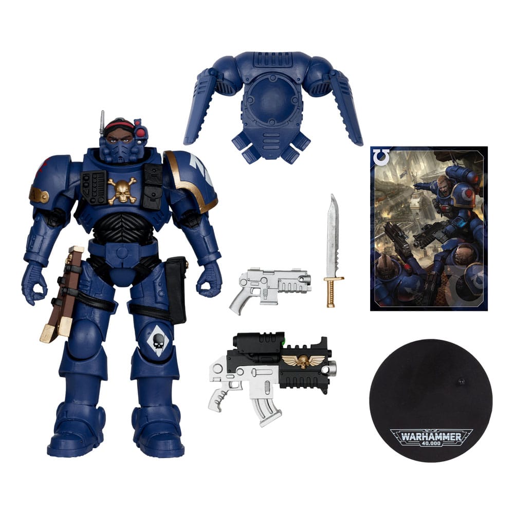 Warhammer 40,000 Action Figure Lieutenant in Phobos Armor (Ultramarines) 18cm2
