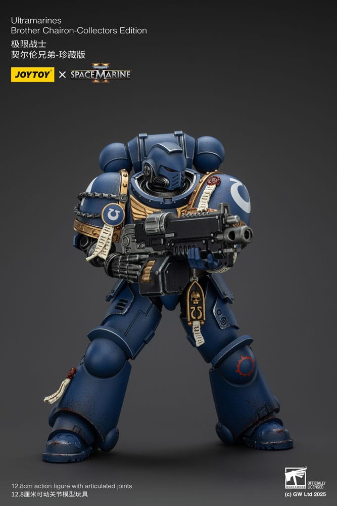 Warhammer 40,000: Space Marine 2 Action Figure Ultramarines Brother Chairon Collectors Edition 13cm15