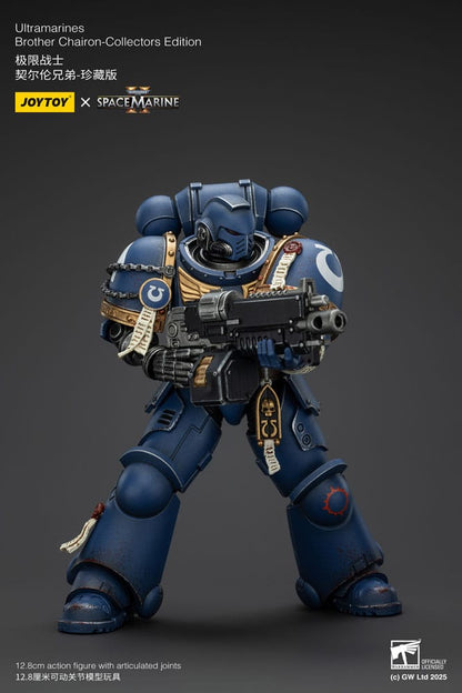 Warhammer 40,000: Space Marine 2 Action Figure Ultramarines Brother Chairon Collectors Edition 13cm15