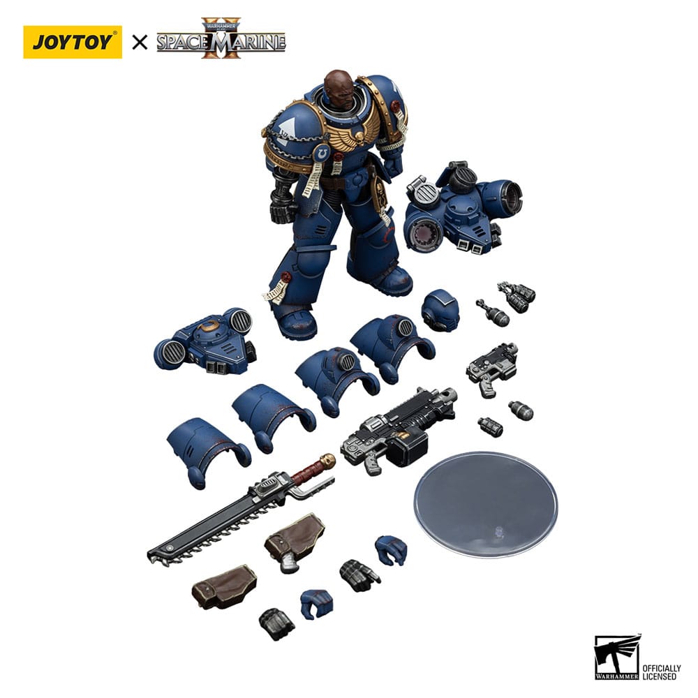 Warhammer 40,000: Space Marine 2 Action Figure Ultramarines Brother Chairon Collectors Edition 13cm19
