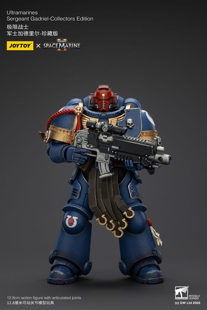 Warhammer 40,000: Space Marine 2 Action Figure Ultramarines Sergeant Gadriel Collectors Edition 13cm8