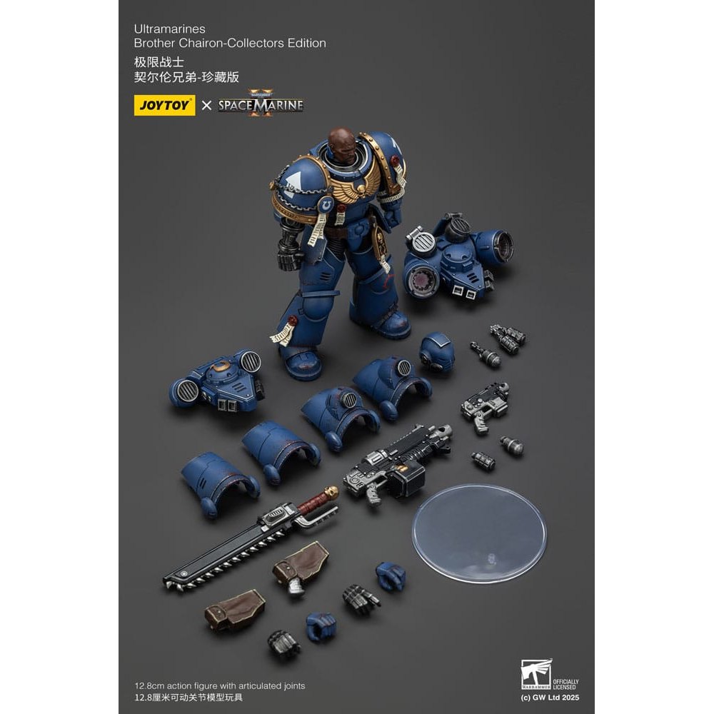Warhammer 40,000: Space Marine 2 Action Figure Ultramarines Brother Chairon Collectors Edition 13cm2