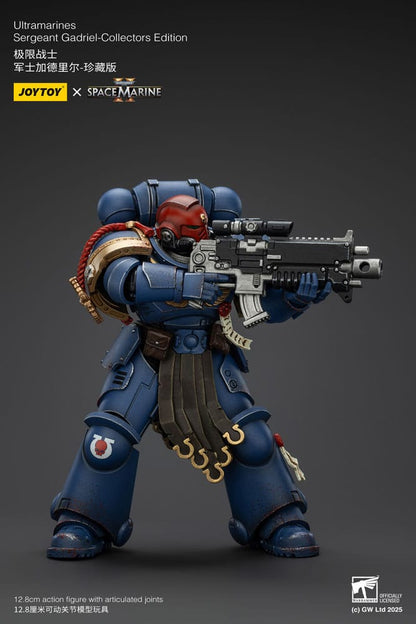 Warhammer 40,000: Space Marine 2 Action Figure Ultramarines Sergeant Gadriel Collectors Edition 13cm15