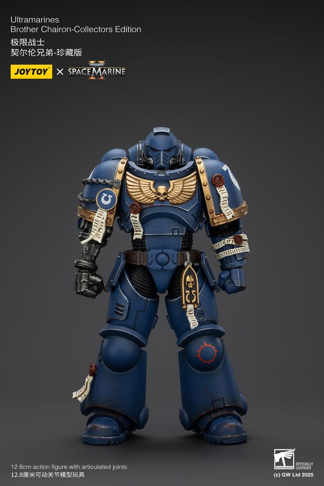 Warhammer 40,000: Space Marine 2 Action Figure Ultramarines Brother Chairon Collectors Edition 13cm3