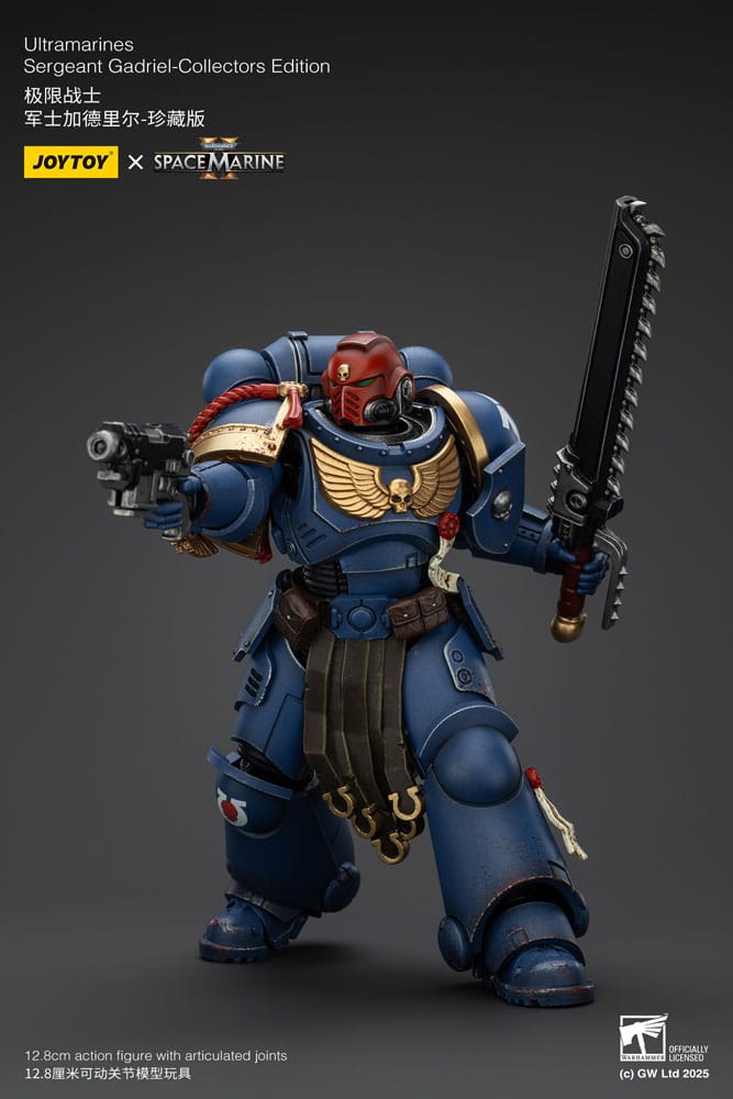 Warhammer 40,000: Space Marine 2 Action Figure Ultramarines Sergeant Gadriel Collectors Edition 13cm14