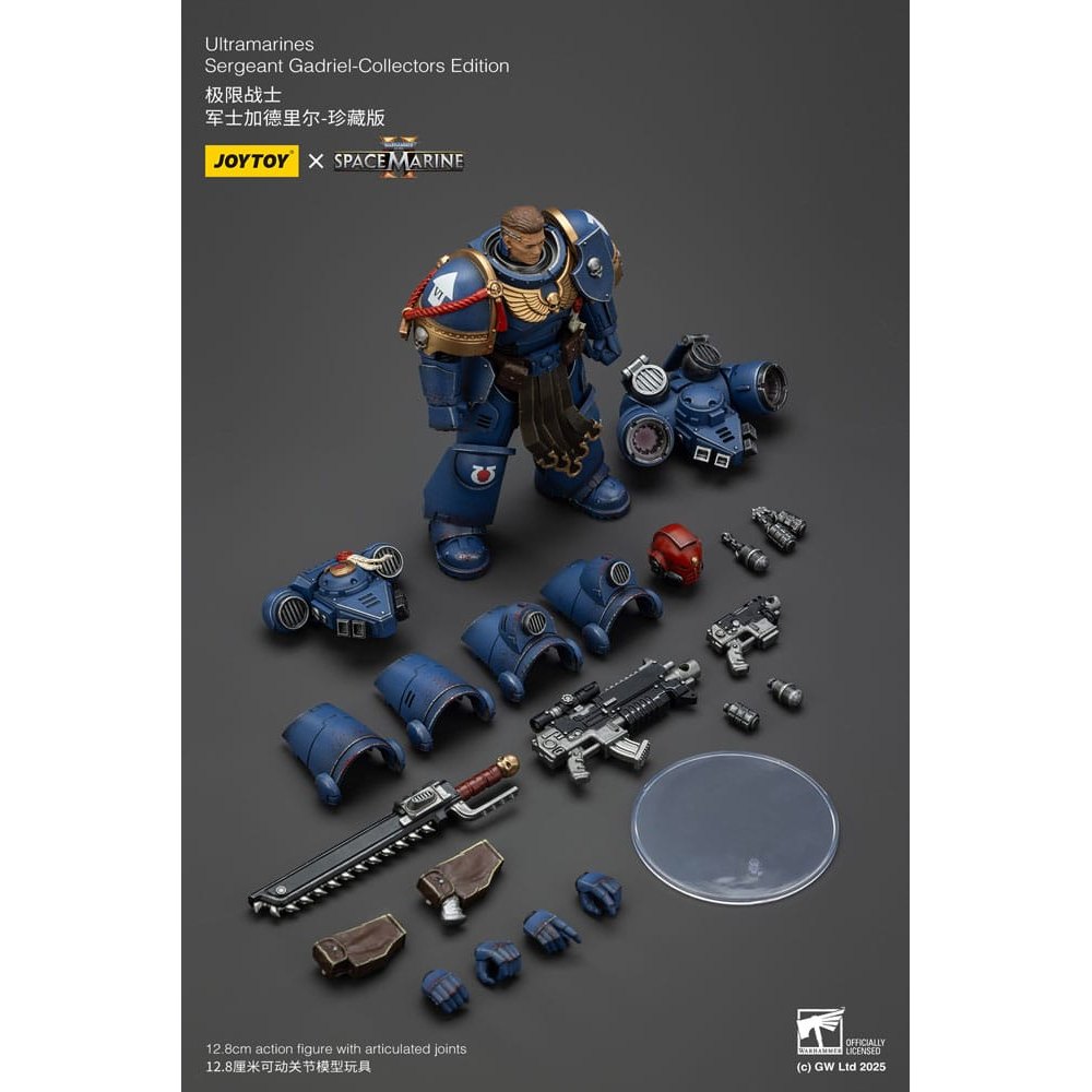 Warhammer 40,000: Space Marine 2 Action Figure Ultramarines Sergeant Gadriel Collectors Edition 13cm2
