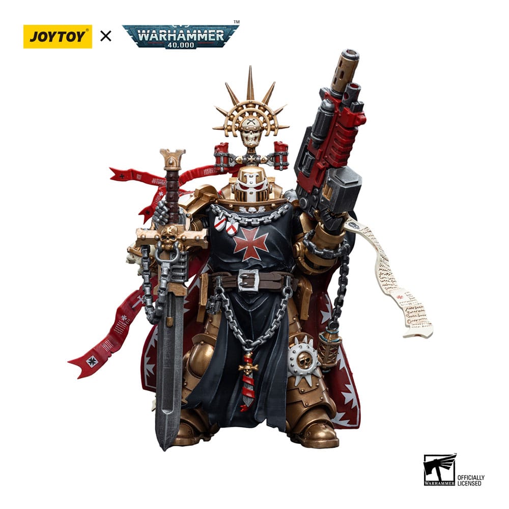 Warhammer 40k Action Figure 1/18 Black Templars High Marshal Helbrecht 12cm1