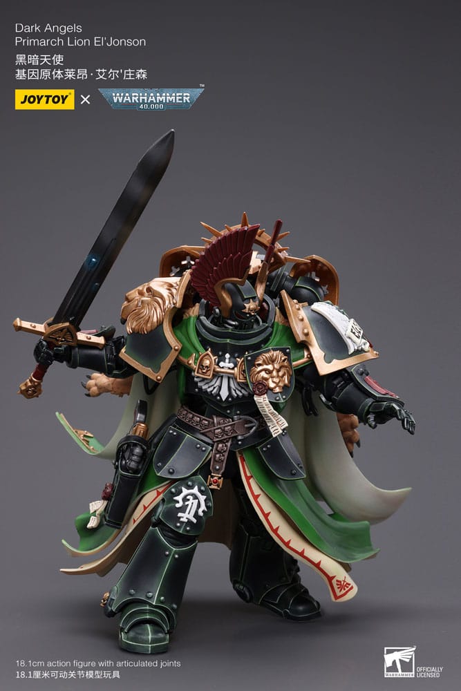 Warhammer 40k Action Figure 1/18 Dark Angels Primarch Lion El' Jonson 18cm5