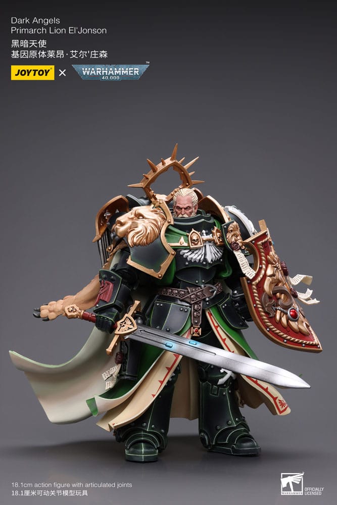 Warhammer 40k Action Figure 1/18 Dark Angels Primarch Lion El' Jonson 18cm20