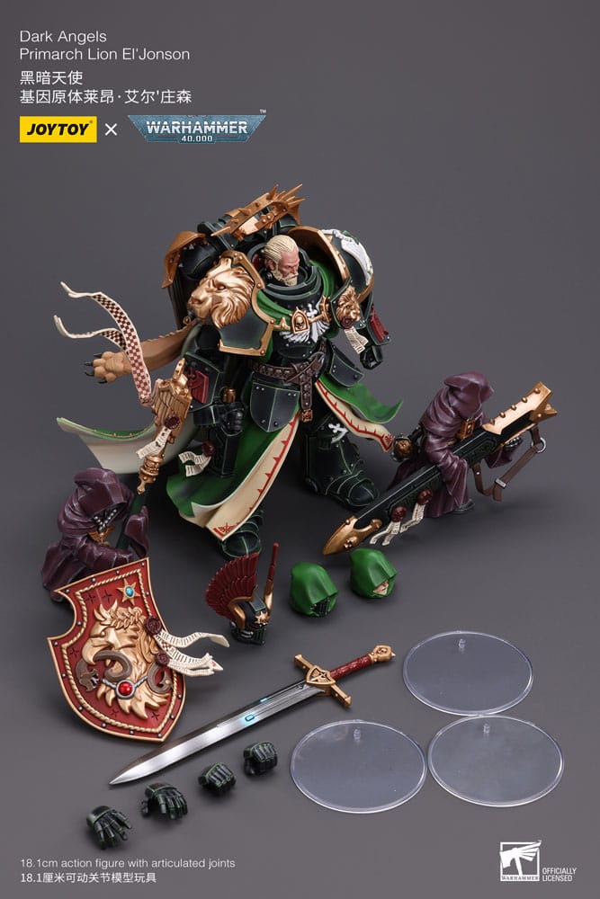 Warhammer 40k Action Figure 1/18 Dark Angels Primarch Lion El' Jonson 18cm16