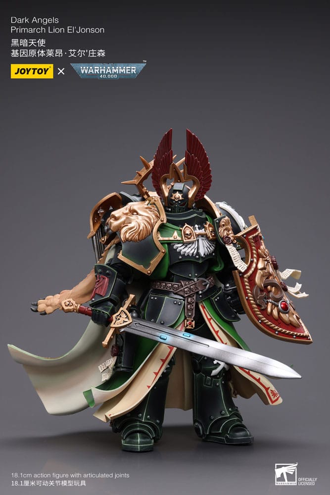 Warhammer 40k Action Figure 1/18 Dark Angels Primarch Lion El' Jonson 18cm2
