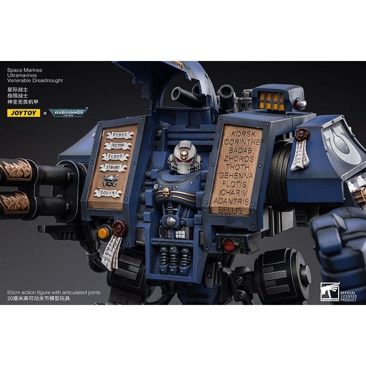 Warhammer 40k Action Figure 1/18 Space Marines Ultramarines Venerable Dreadnought 19cm2