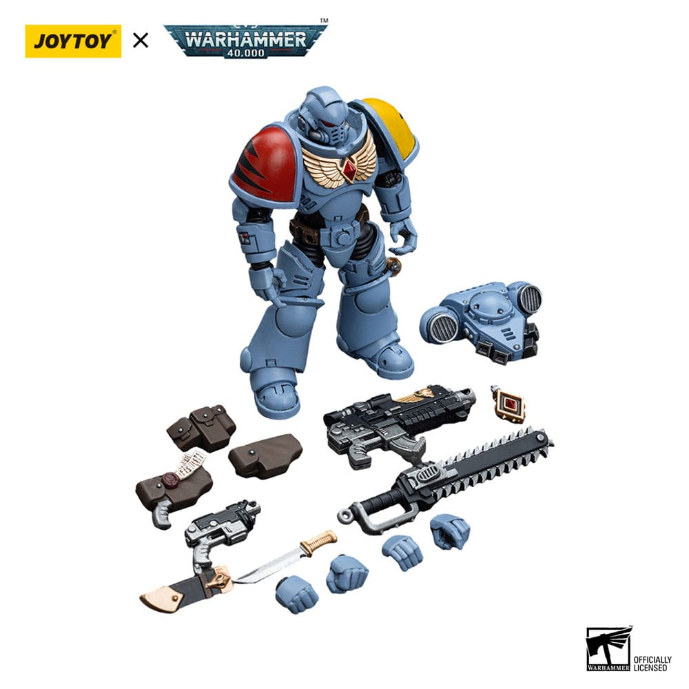 Warhammer 40k Action Figure 1/18 Space Wolves Intercessors 12cm18