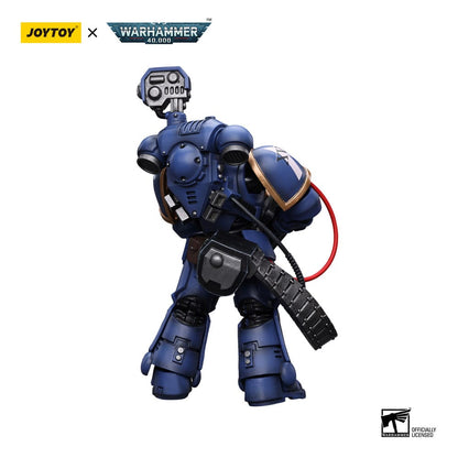 Warhammer 40k Action Figure 1/18 Ultramarines Desolation Marine with Castellan Launcher (Superfrag) 12cm2