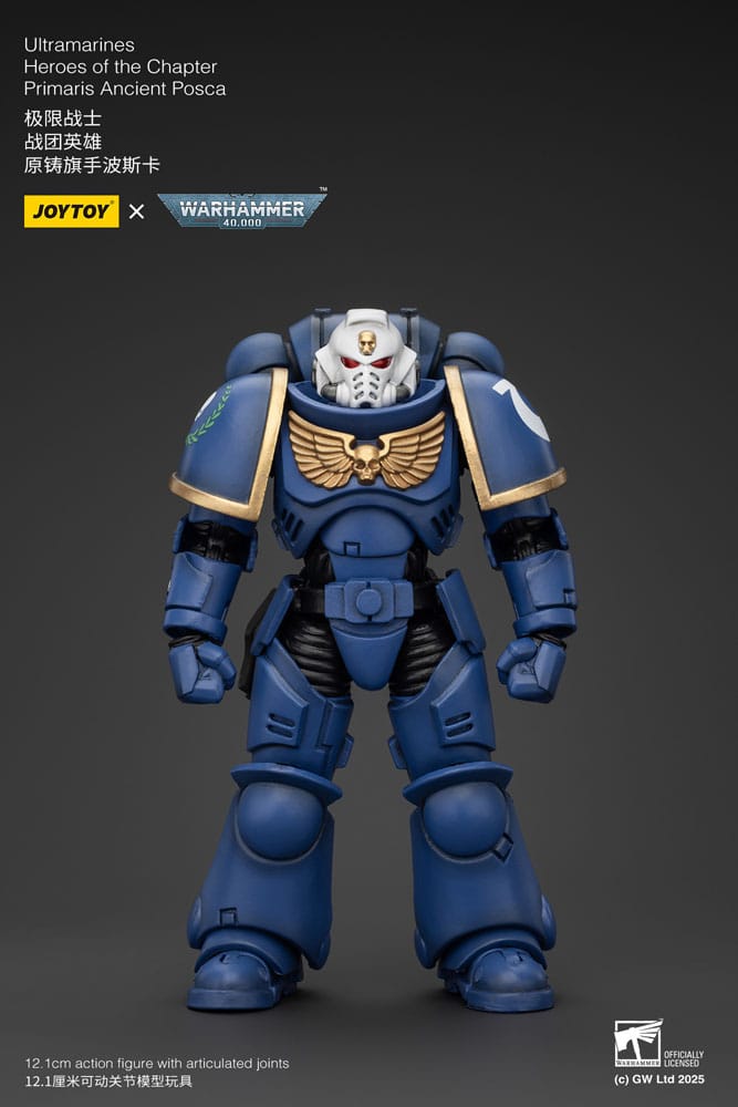 Warhammer 40k Action Figure 1/18 Ultramarines Heroes of the Chapter Primaris Ancient Posca 20cm8