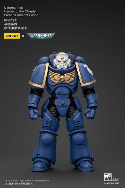 Warhammer 40k Action Figure 1/18 Ultramarines Heroes of the Chapter Primaris Ancient Posca 20cm8