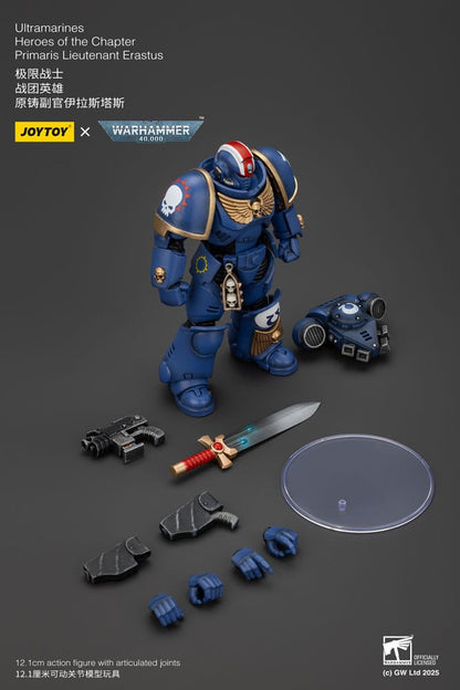 Warhammer 40k Action Figure 1/18 Ultramarines Heroes of the Chapter Primaris Lieutenant Erastus 20cm9