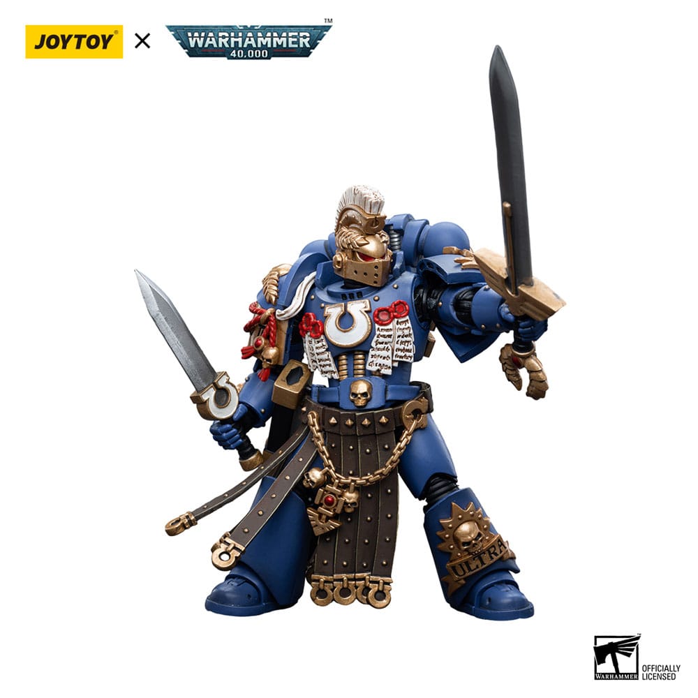Warhammer 40k Action Figure 1/18 Ultramarines Honour Guard Chapter Champion 12cm17