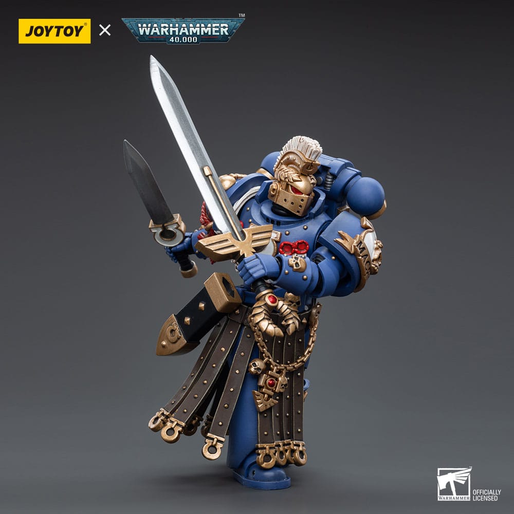 Warhammer 40k Action Figure 1/18 Ultramarines Honour Guard Chapter Champion 12cm13