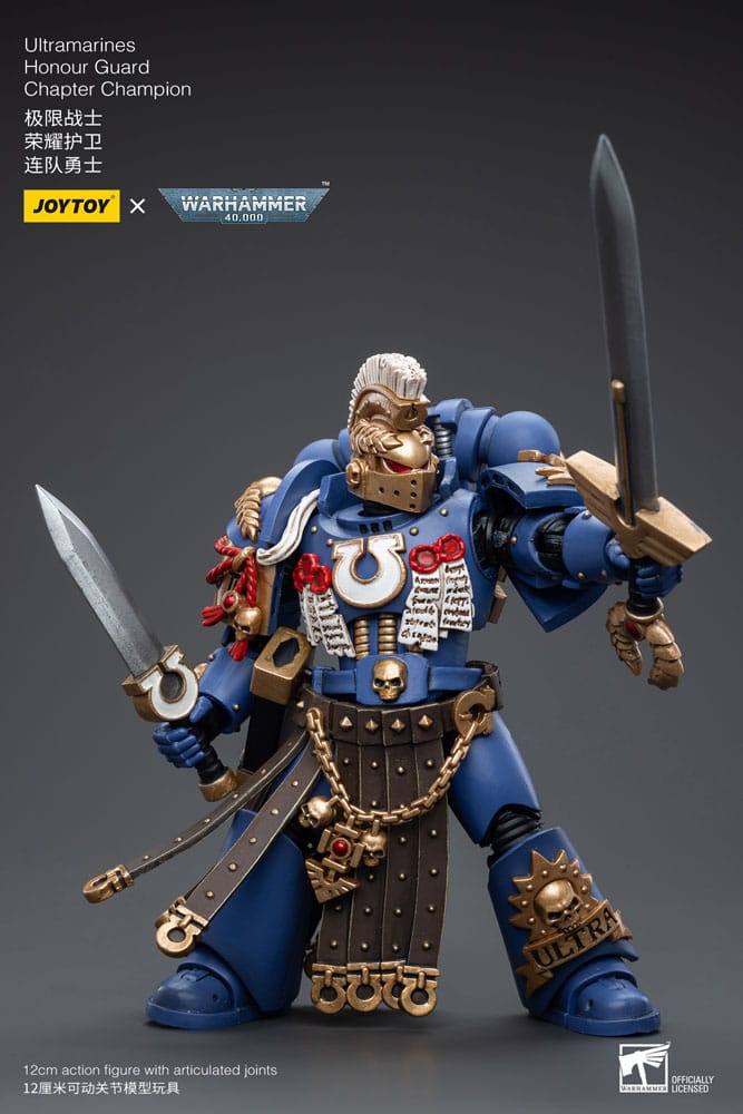 Warhammer 40k Action Figure 1/18 Ultramarines Honour Guard Chapter Champion 12cm5