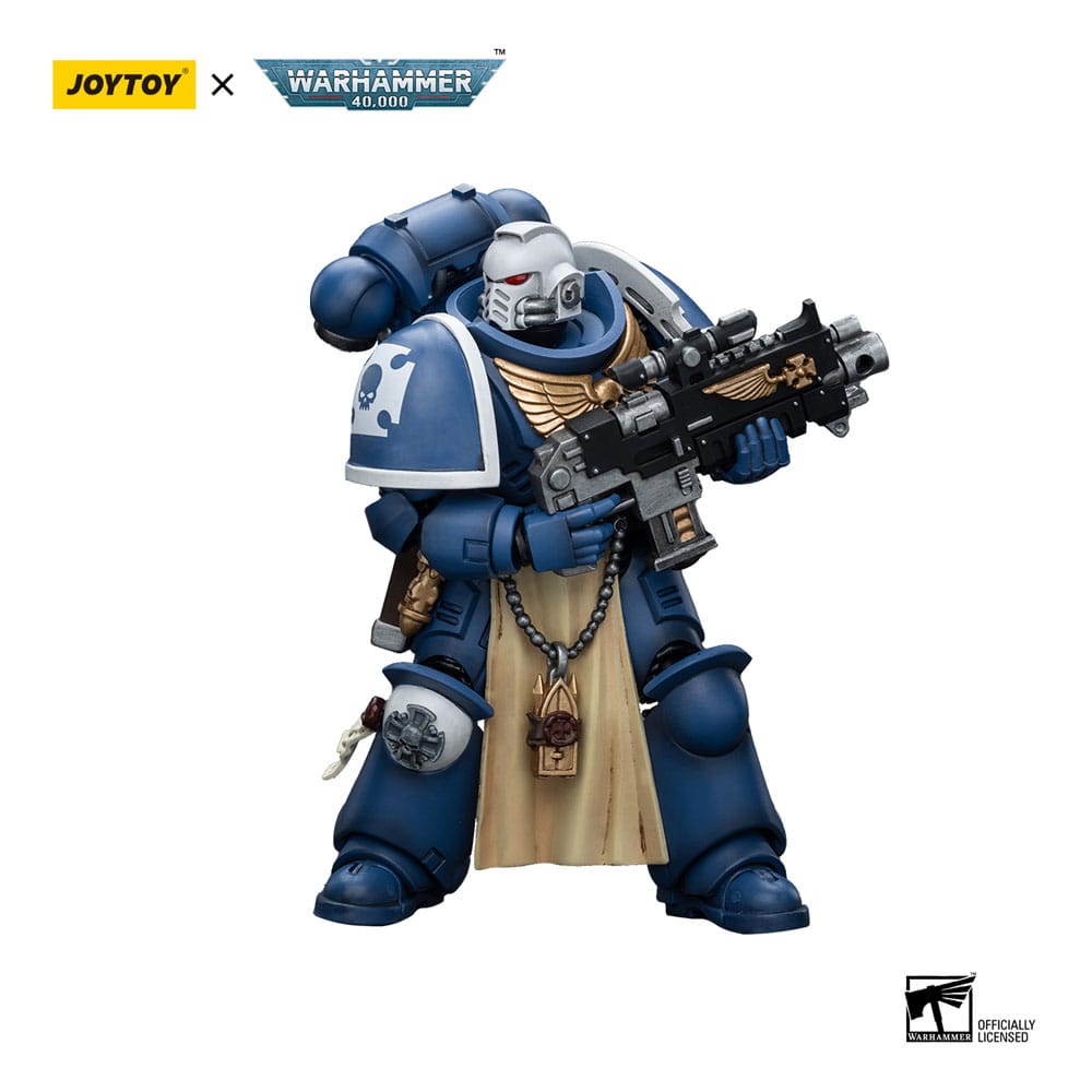 Warhammer 40k Action Figure 1/18 Ultramarines Sternguard Veteran with Bolt Rifle 12cm5