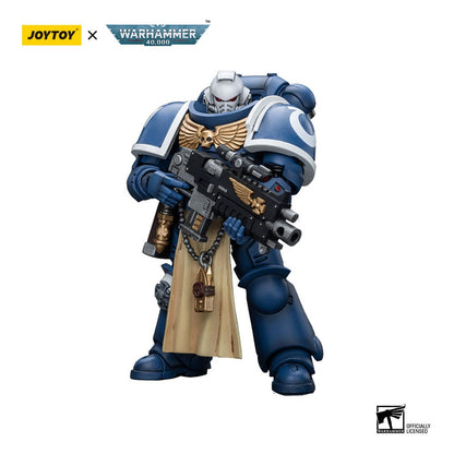 Warhammer 40k Action Figure 1/18 Ultramarines Sternguard Veteran with Bolt Rifle 12cm4