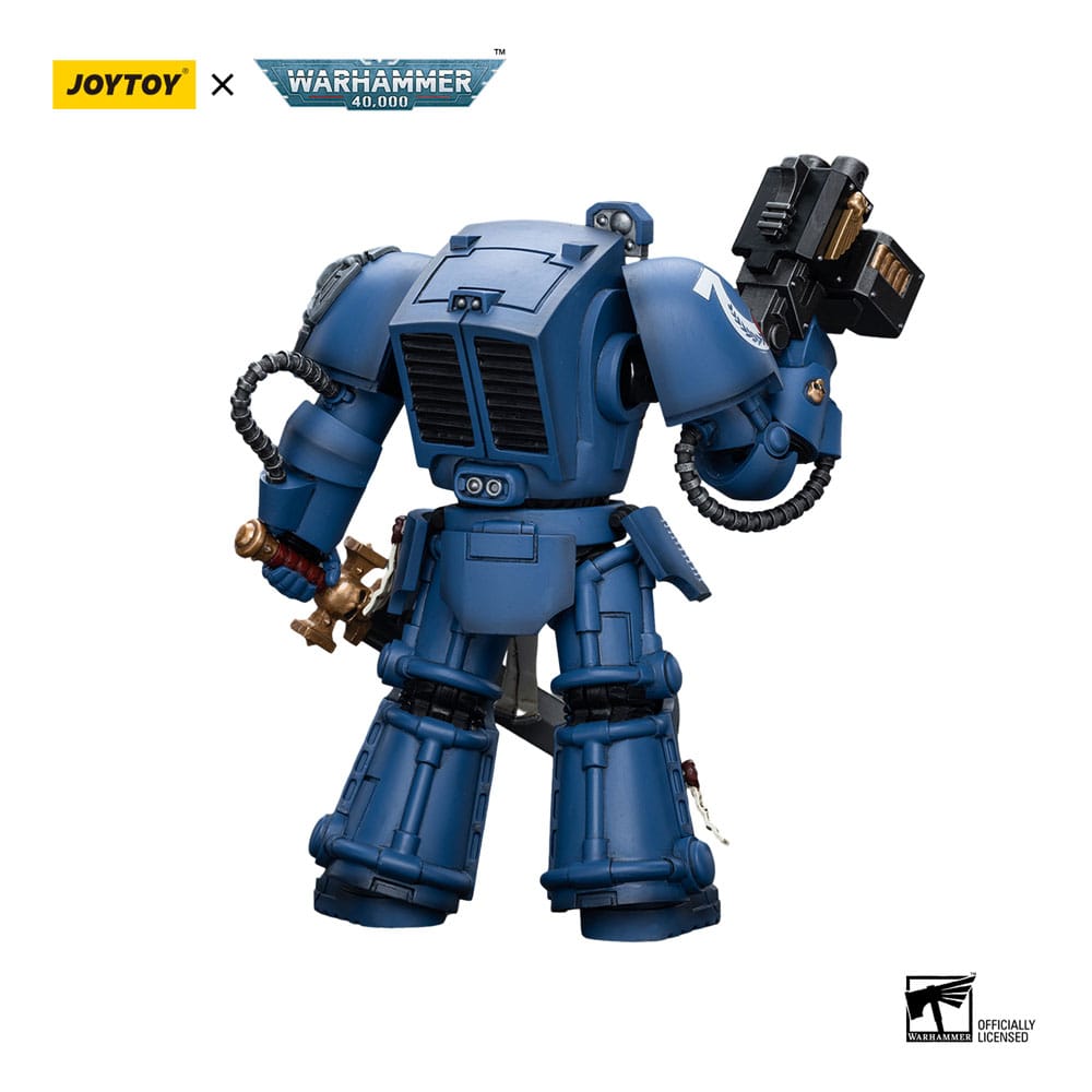 Warhammer 40k Action Figure 1/18 Ultramarines Terminator Squad Sergeant with Power Sword and Teleport Homer 12cm2