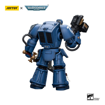 Warhammer 40k Action Figure 1/18 Ultramarines Terminator Squad Sergeant with Power Sword and Teleport Homer 12cm2
