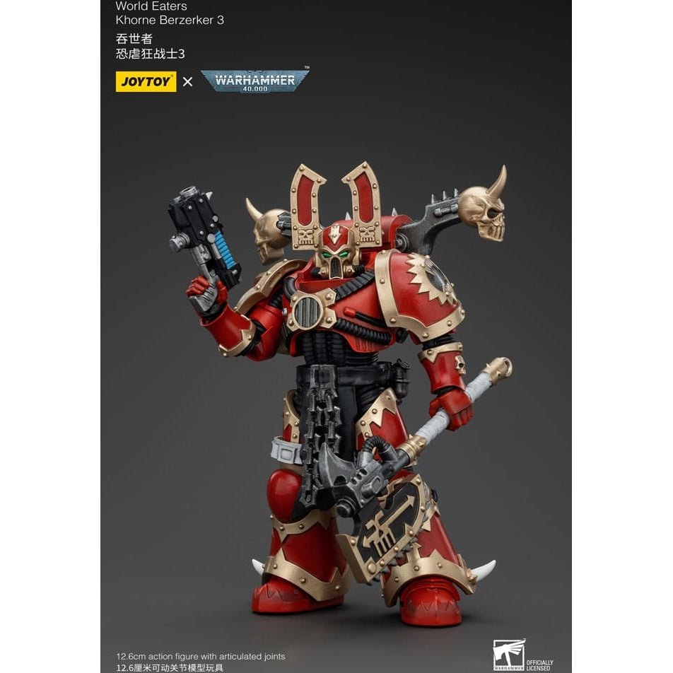 Warhammer 40k Action Figure 1/18 World Eaters Khorne Berzerker 3 13cm2