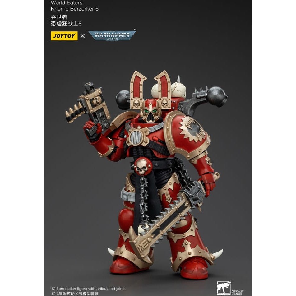 Warhammer 40k Action Figure 1/18 World Eaters Khorne Berzerker 6 13cm2