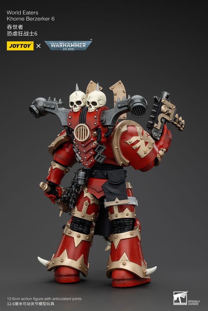 Warhammer 40k Action Figure 1/18 World Eaters Khorne Berzerker 6 13cm3