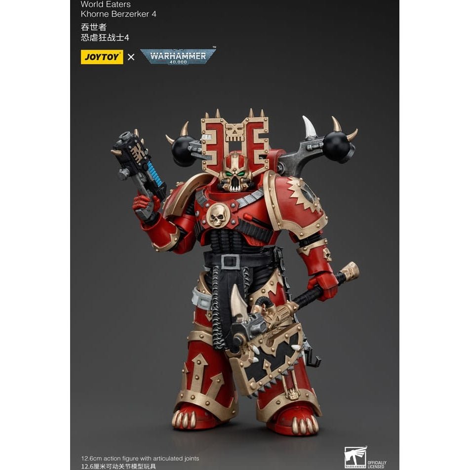 Warhammer 40k Action Figure 1/18 World Eaters Khorne Berzerker 4 13cm2