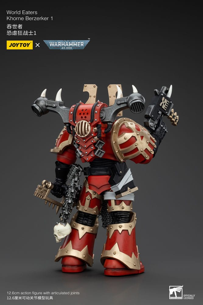 Warhammer 40k Action Figure 1/18 World Eaters Khorne Berzerker 1 13cm3