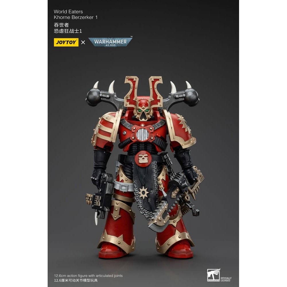 Warhammer 40k Action Figure 1/18 World Eaters Khorne Berzerker 1 13cm1