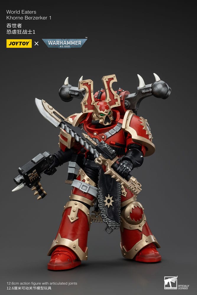 Warhammer 40k Action Figure 1/18 World Eaters Khorne Berzerker 1 13cm4