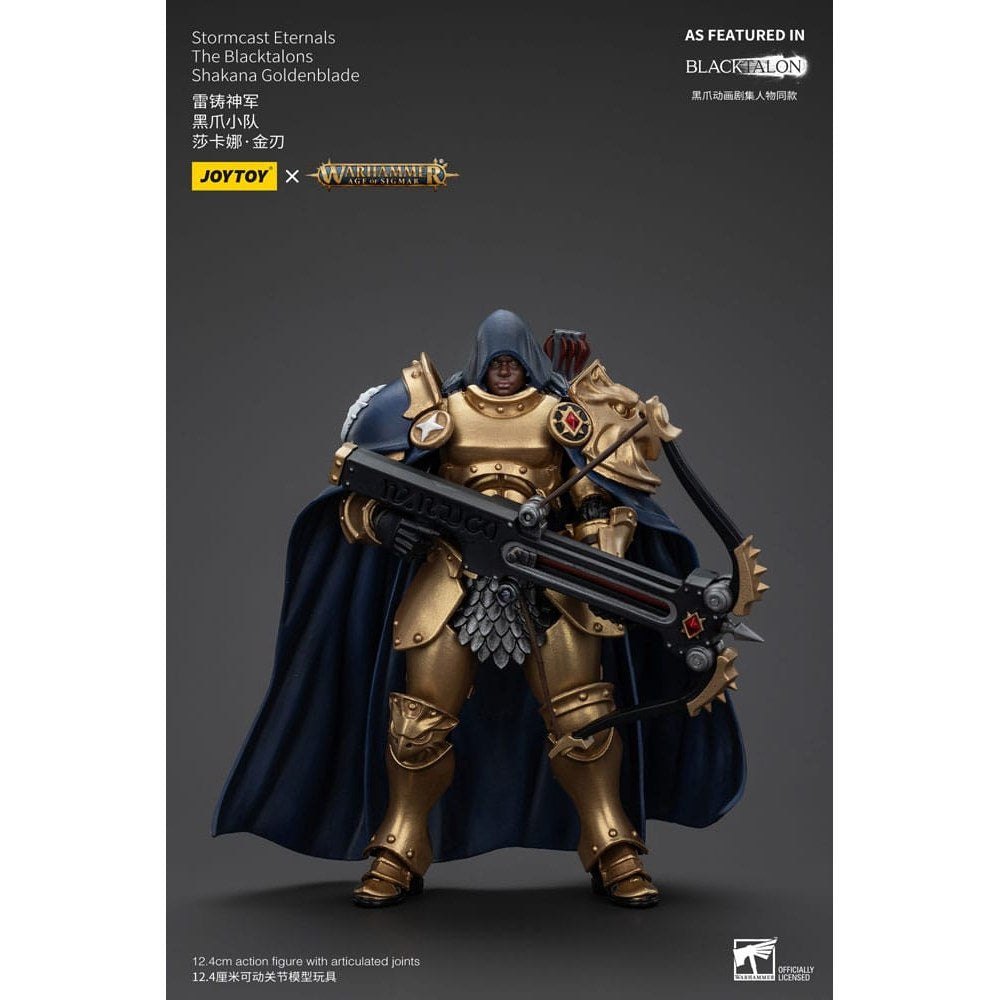 Warhammer Age of Sigmar Action Figure Stormcast Eternals The Blacktalons Shakana Goldenblade 20cm1