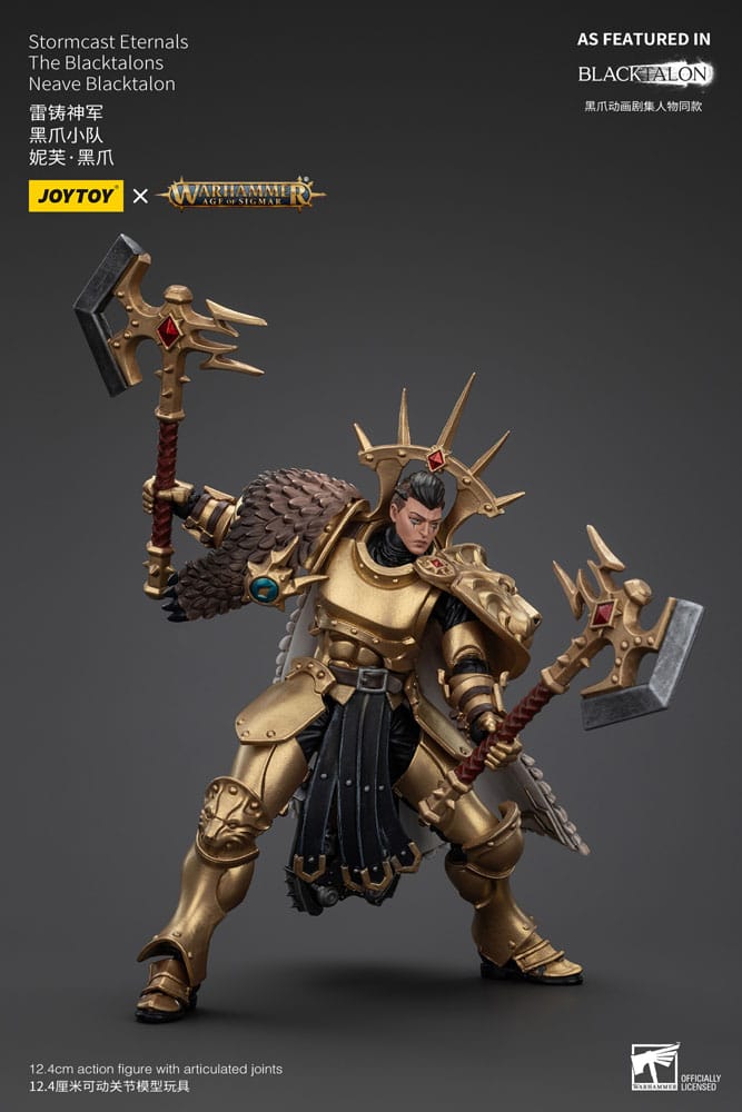 Warhammer Age of Sigmar Action Figure Stormcast Eternals The Blacktalons Neave Blacktalon 20cm7