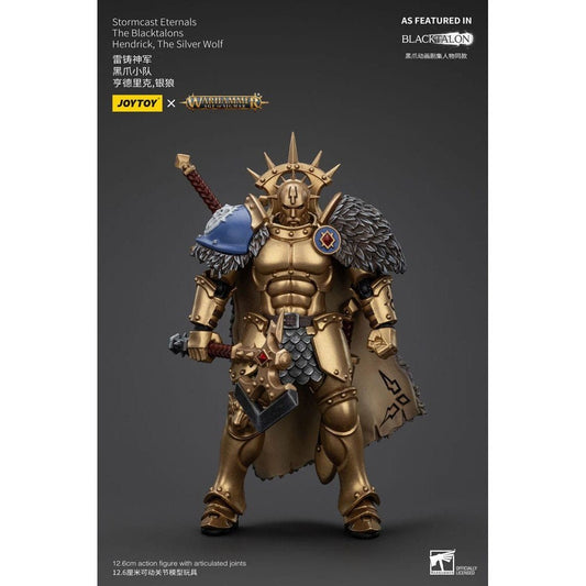Warhammer Age of Sigmar Action Figure Stormcast Eternals The Blacktalons Hendrick The Silver Wolf 20cm1
