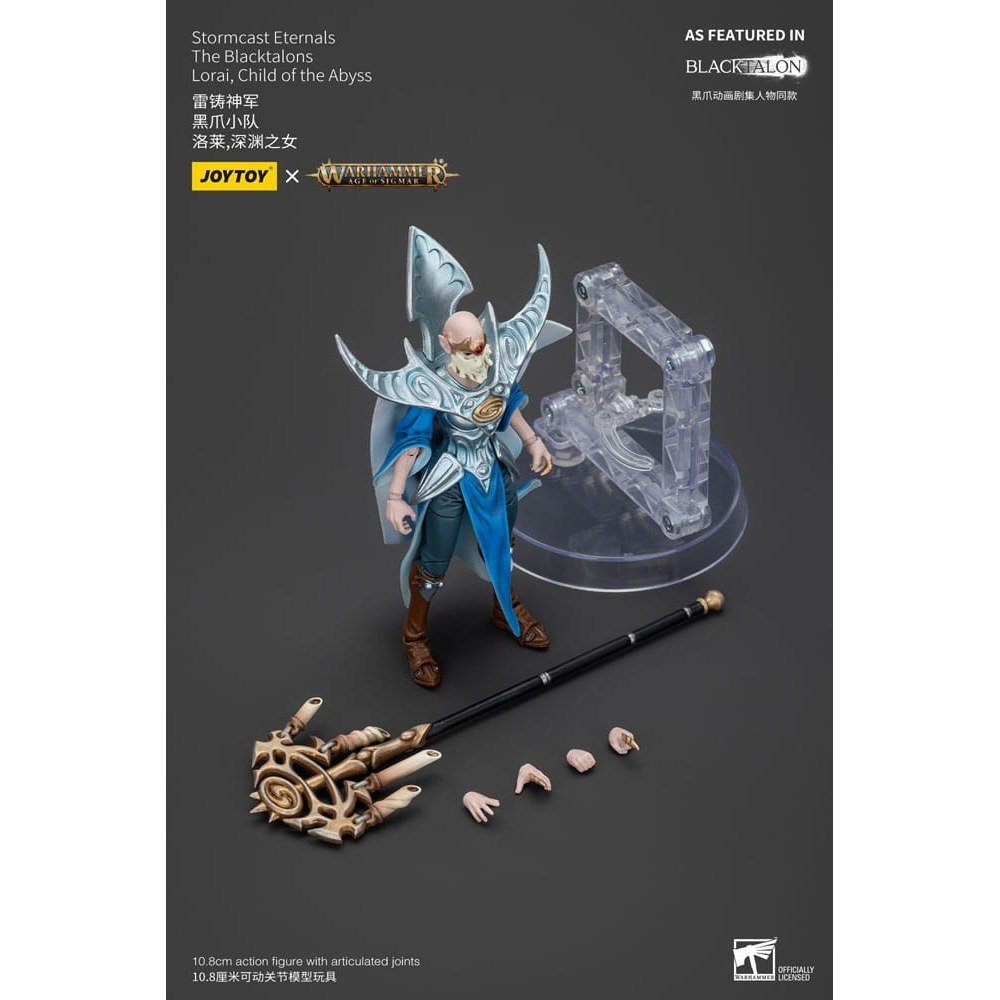 Warhammer Age of Sigmar Action Figure Stormcast Eternals The Blacktalons Lorai Child of the Abyss 20cm2