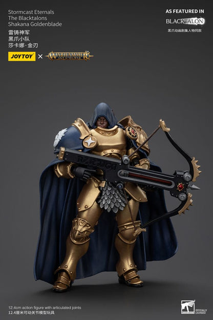 Warhammer Age of Sigmar Action Figure Stormcast Eternals The Blacktalons Shakana Goldenblade 20cm3