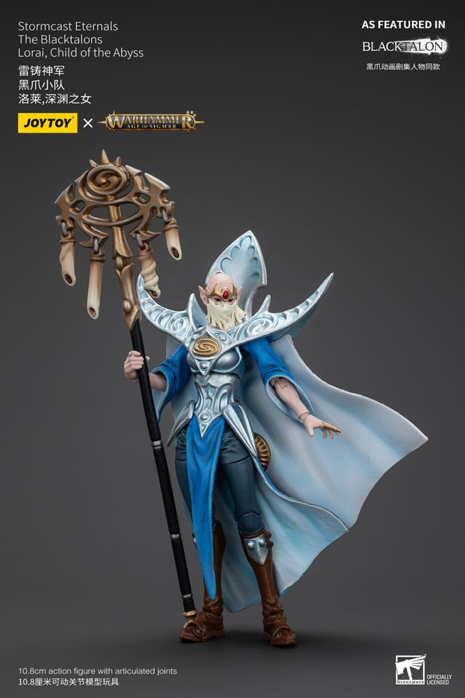 Warhammer Age of Sigmar Action Figure Stormcast Eternals The Blacktalons Lorai Child of the Abyss 20cm3